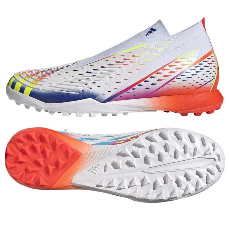 Chaussures de football Adidas Predator Edge.1 Tf M GZ6101 multicolore blanche