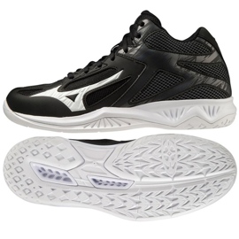 Chaussures de volley-ball Mizuno Thunder Blade 3 Mid V1GA217501 noir noir