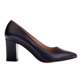 Marco Shoes Escarpins en cuir noir