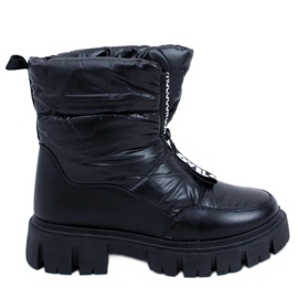 PA1 Bottes de neige femme Wells Black noir
