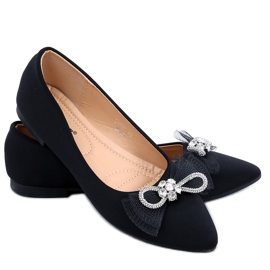 PA1 Maura Ballerines nœud noir le noir