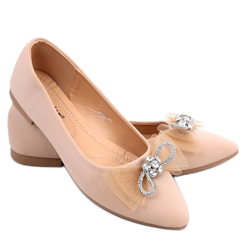 PA1 Maura Ballerines noeud Kaki beige