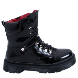 PA1 Bottines lacées Kari Black noir