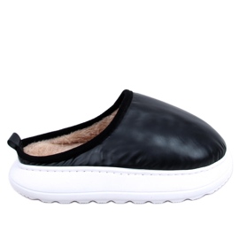 PA1 Chaussons d'hiver isolés Toby Noir le noir