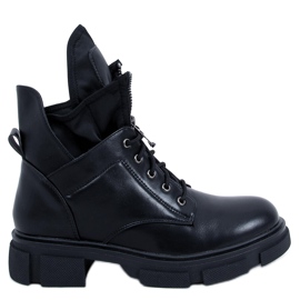 BM Bottines à lacets femme Wilde Noir le noir