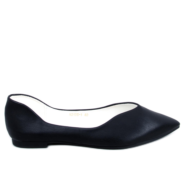 BM Ayanna Ballerines ajourées noires le noir