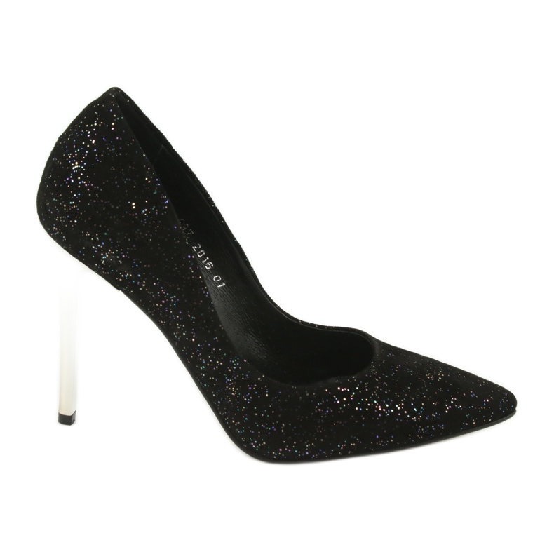 Pompes en cuir sur Szpilka 497 Espinto noir le noir