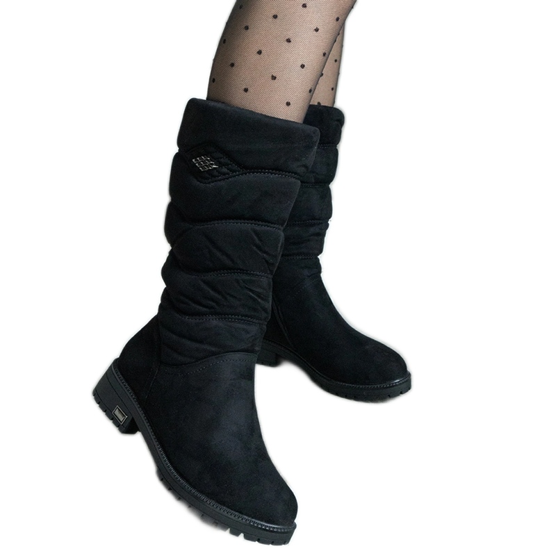 PA1 Bottes isolées noires de Jaelynn le noir