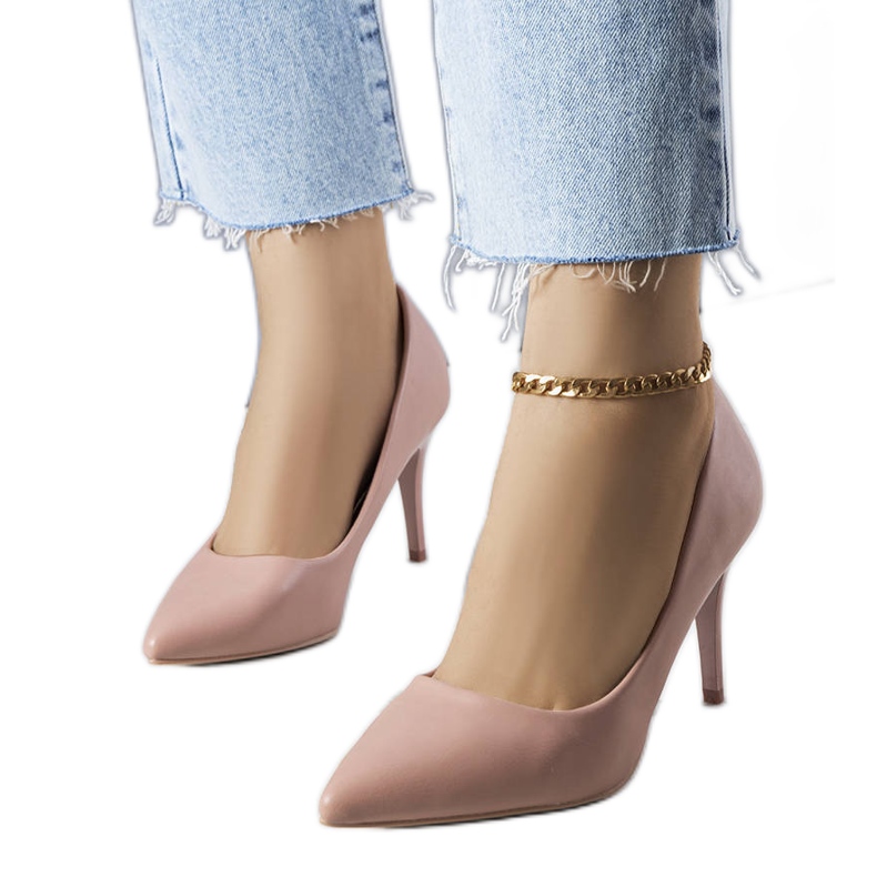 PA1 Escarpins Raphael roses mats beige