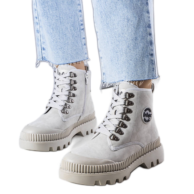 Bottes isolées grises LCJ-22-44-1340L Lee Cooper
