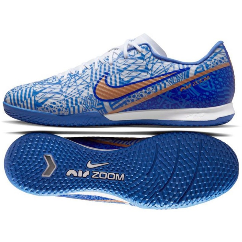 Nike Zoom Mercurial Vapor 15 Academy CR7 Ic M DQ5313 182 chaussures de football bleu bleu