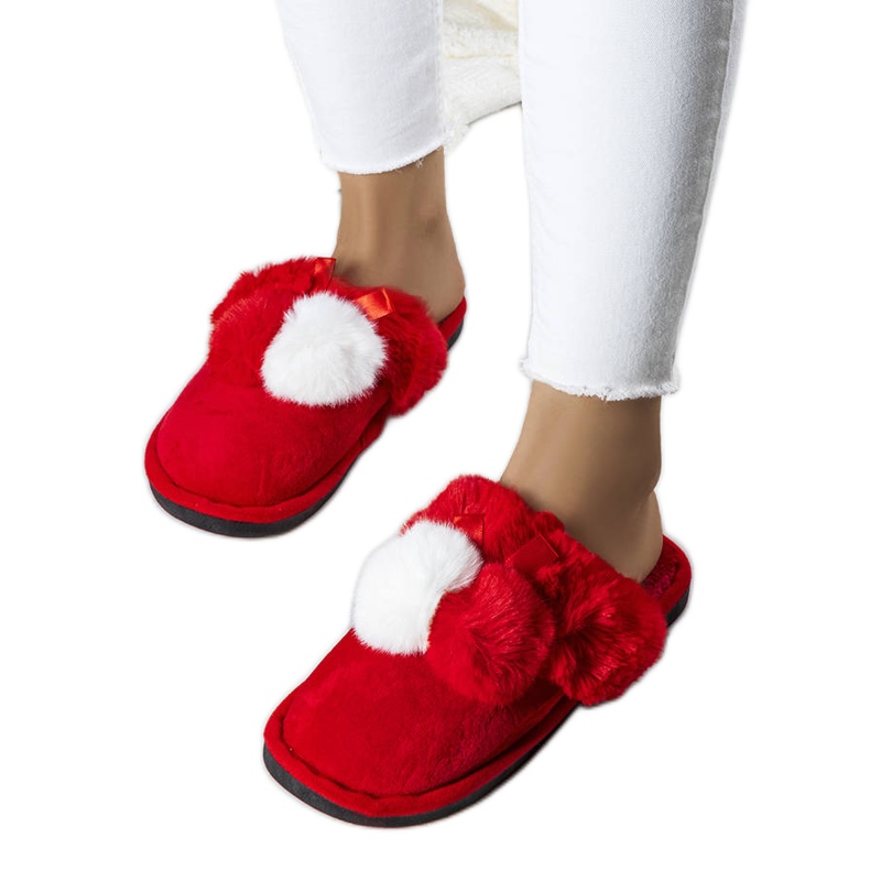 Chaussons bonnet rouge Chaussons bonnet rouge