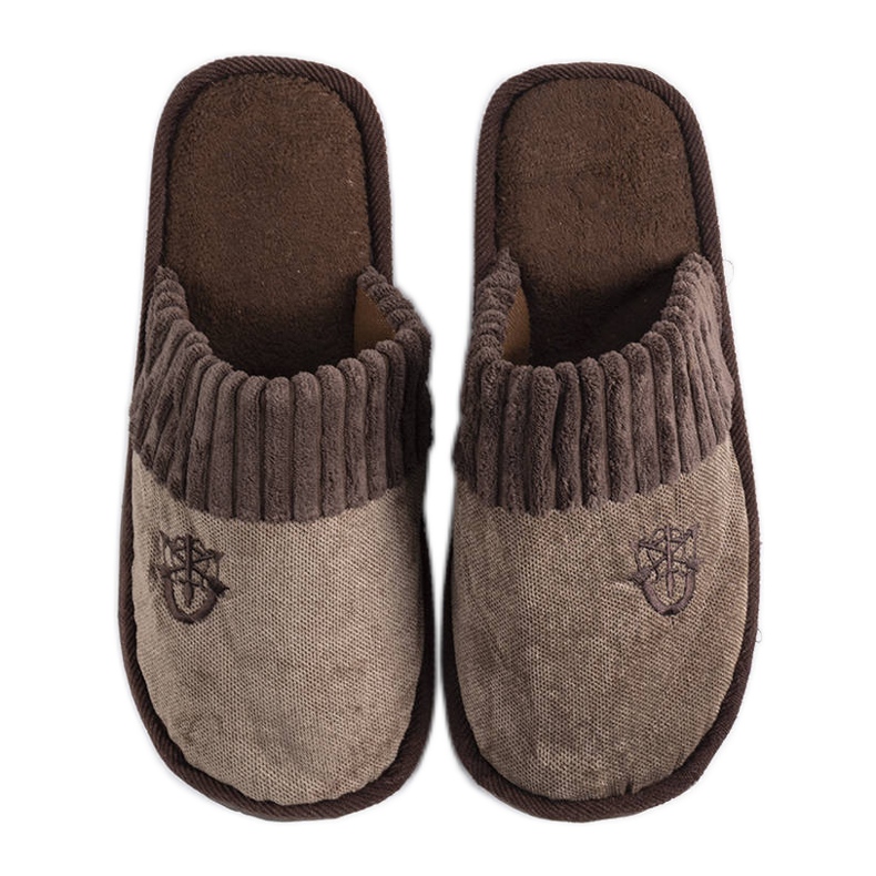 Chaussons marron pour homme de Lesseps brun