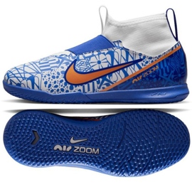 Nike Mercurial Zoom Superfly 9 Academy CR7 Ic Jr DQ5328 182 chaussures de football bleu bleu Nike Mercurial Zoom Superfly 9 Academy CR7 Ic Jr DQ5328 182 chaussures de football bleu bleu