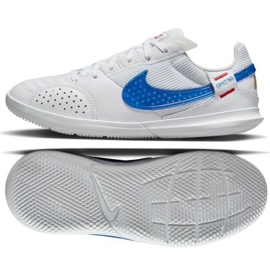 Nike Streetgato IC Jr DH7723 146 chaussures de football blanc blanc