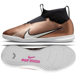 Chaussures de football Nike Zoom Mercurial Vapor 15 Academy Qatar Ic Jr DR6050 810 brun blanc