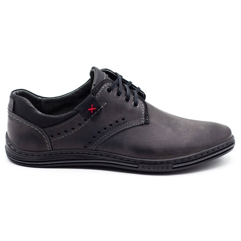 Polbut Chaussures décontractées grises pour hommes 402