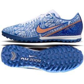Nike Zoom Mercurial Vapor 15 Academy CR7 Tf M DQ5319 182 chaussures de football bleu bleu