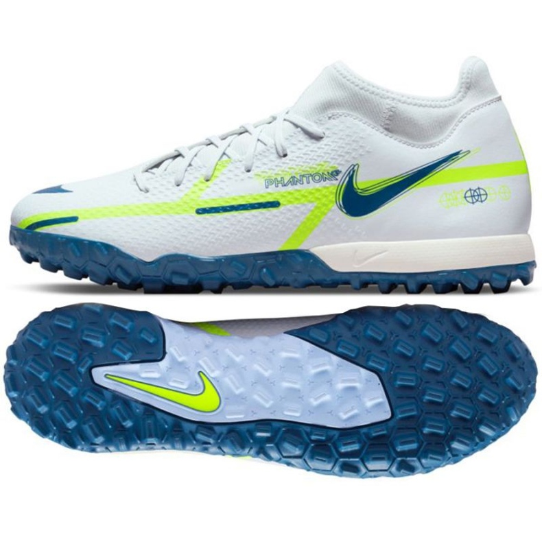 Chaussures de football Nike Phantom GT2 Academy Dynamic Fit Tf M DC0802 054 multicolore blanche