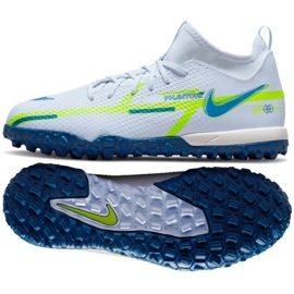 Chaussures de football Nike Phantom GT2 Academy Dynamic Fit Tf Jr DC0813 054 blanche blanche