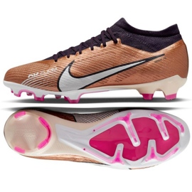 Nike Zoom Mercurial Vapor 15 Pro Qatar Fg M DR5938 810 chaussures de football brun beiges et marrons