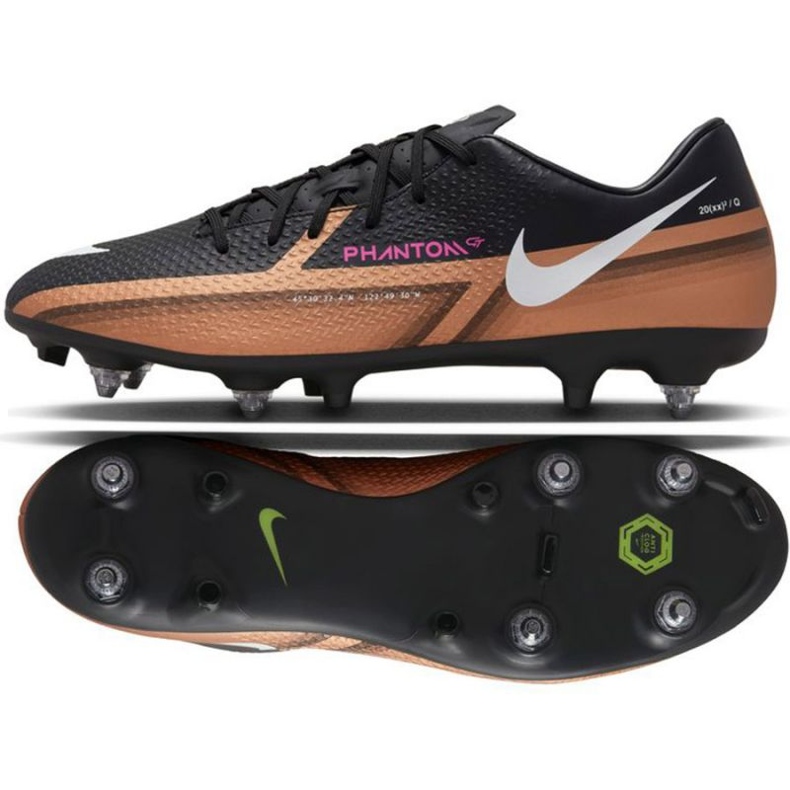 Chaussures de football Nike Phantom GT2 Academy SG-Pro Ac M FB1445 810 brun beiges et marrons
