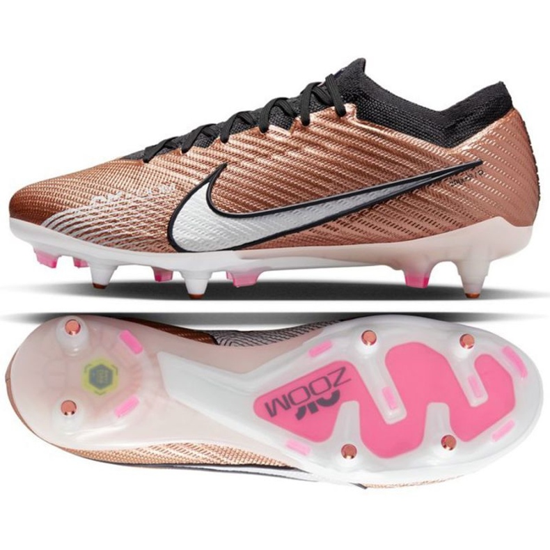 Nike Zoom Mercurial Vapor 15 Elite Qatar SG-Pro Ac M DR5937 810 chaussures de football brun beiges et marrons Nike Zoom Mercurial Vapor 15 Elite Qatar SG-Pro Ac M DR5937 810 chaussures de football brun beiges et marrons