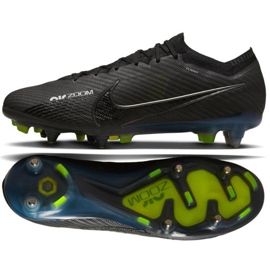 Chaussures de football Nike Zoom Mercurial Vapor 15 Elite SG-Pro Ac M DJ5168 001 noir noir