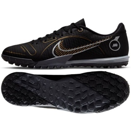 Chaussures de football Nike Mercurial Vapor 14 Academy Tf M DJ2879 007 le noir le noir