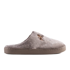 Chaussons homme Presse marron beige