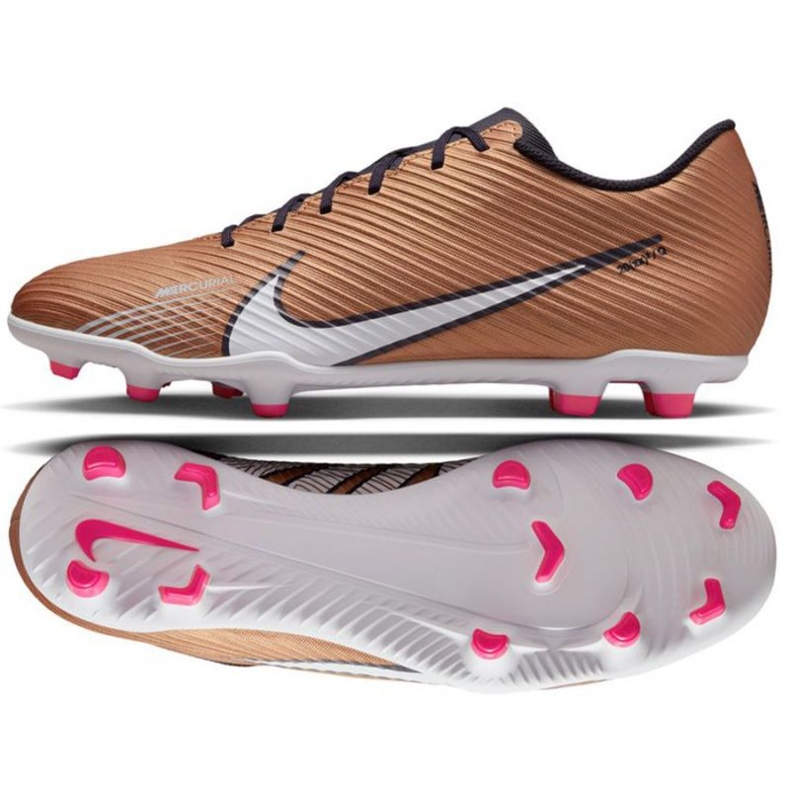 Nike Mercurial Vapor 15 Club Mg M DR5953 810 chaussures de football brun beiges et marrons
