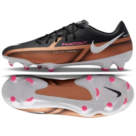 Chaussures de football Nike Phantom GT2 Academy Qatar Dynamic Fit FG/MG M DR5961 810 marron noir beiges et marrons