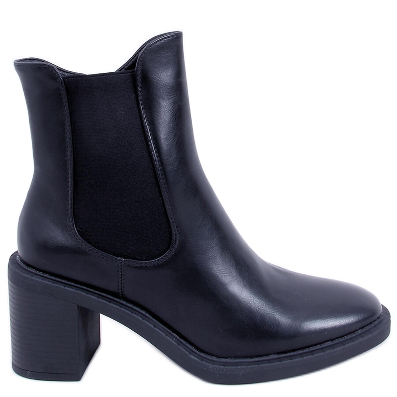 BM Bottines à talons Classic Clea noires le noir