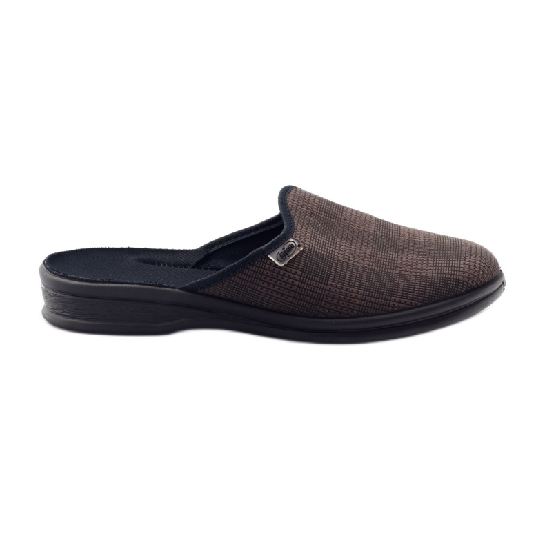 Chaussons homme à carreaux Befado 089m323 marron brun