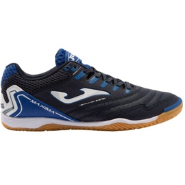 Chaussures de football Joma Maxima 2103 Sala In, bleu marine le noir le noir