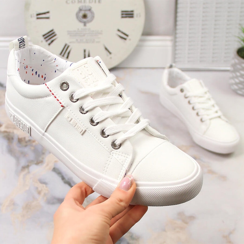 Baskets basses blanches Big Star KK274005 Baskets basses blanches Big Star KK274005