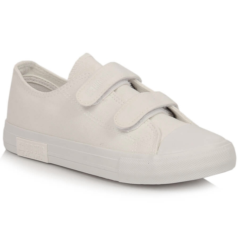 Baskets pour enfants avec velcro blanc Big Star KK374086 blanche Baskets pour enfants avec velcro blanc Big Star KK374086 blanche
