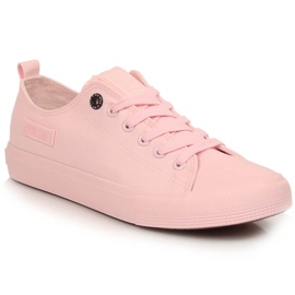 Baskets femme rose poudré Big Star LL274022