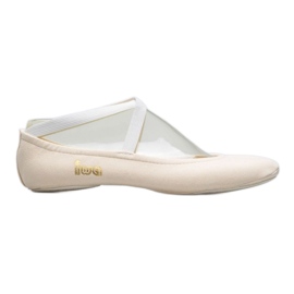 Demi-pointes de gymnastique Iwa 302 crème blanche