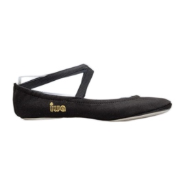 Demi-pointes de gymnastique Iwa 302 noir le noir