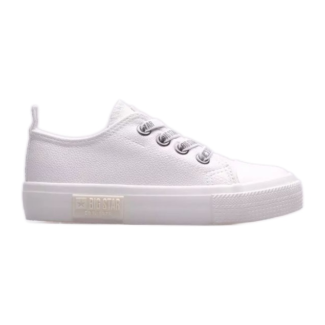 Chaussures, baskets Big Star Jr. KK374056 blanche