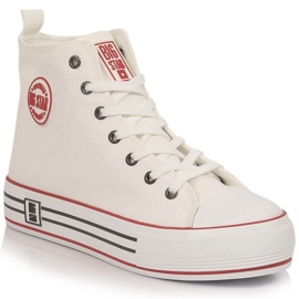 Chaussures, baskets Big Star W LL274185 INT1824A blanc