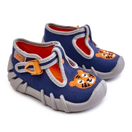 BEFADO S.A. Chaussures Chaussons Befado Tigre 110P462 Marine bleu marine