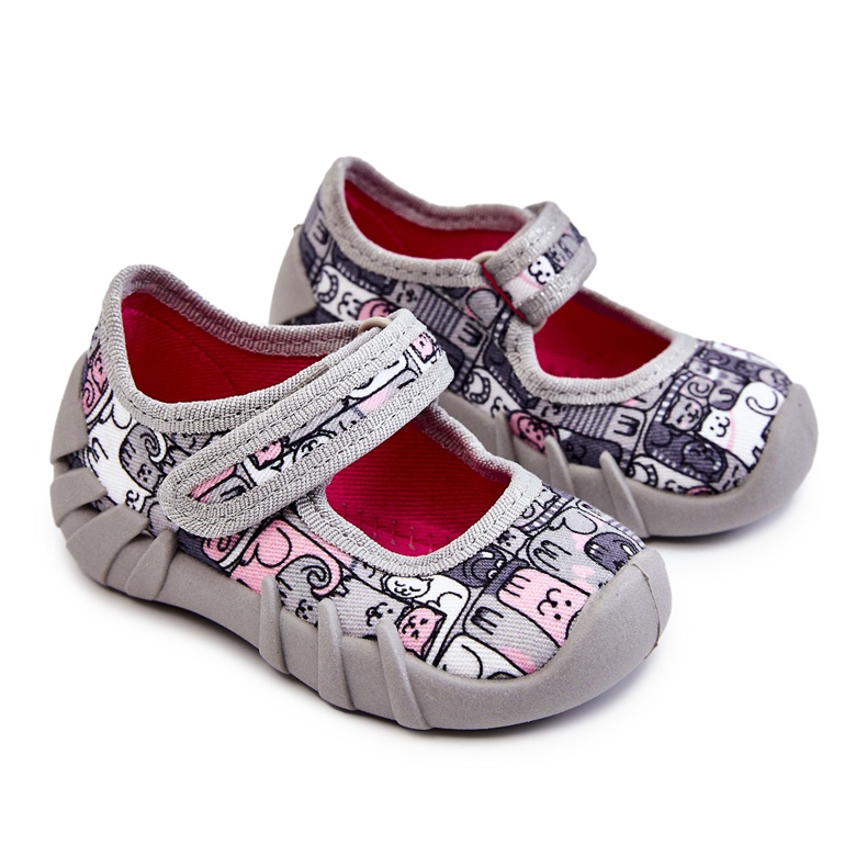 BEFADO S.A. Chaussons Ballerines Befado Kotki 109P261 Gris BEFADO S.A. Chaussons Ballerines Befado Kotki 109P261 Gris
