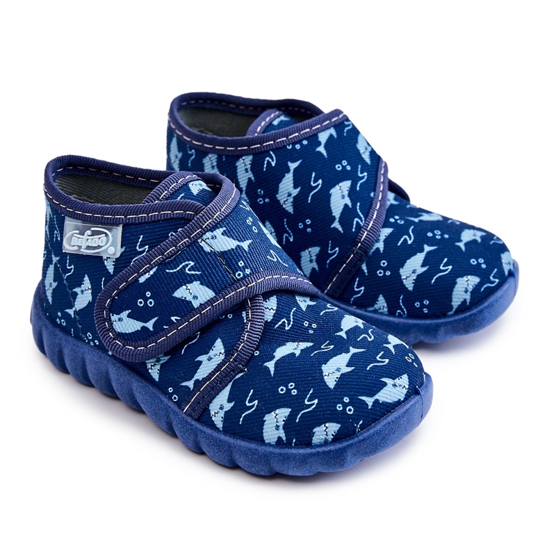 BEFADO S.A. Chaussures Enfants Chaussons Befado Sharks 465P089 Bleu Marine
