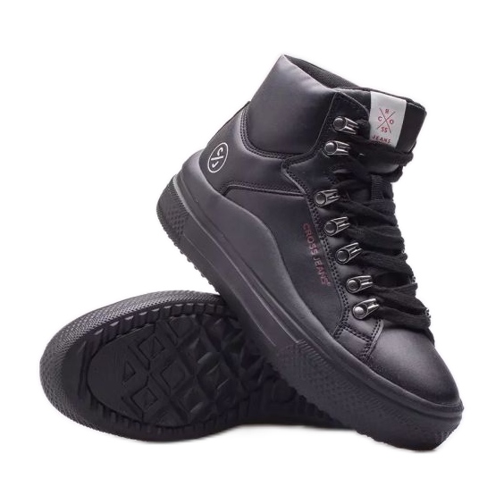 Cross Jeans Chaussures en jean croisé KK2R4029C le noir