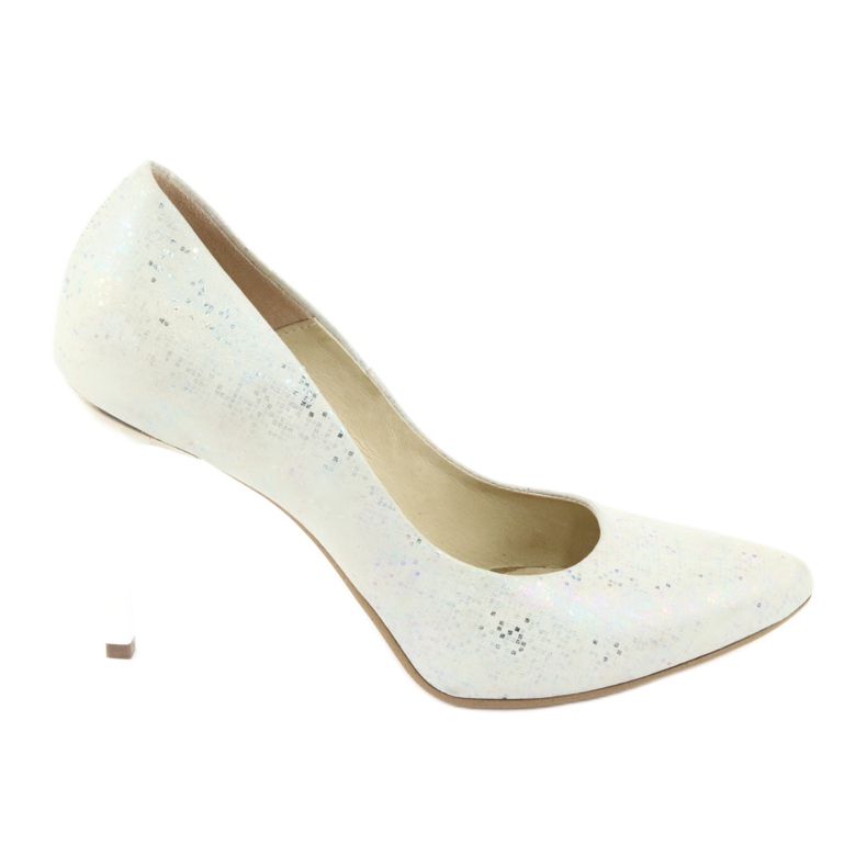 Espinto 456/96 escarpins femme blanc blanche multicolore