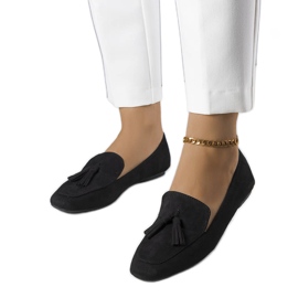 PA1 Ballerines en éco-daim noir Cillian