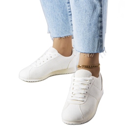 PA1 Baskets blanches ajourées Braelyn