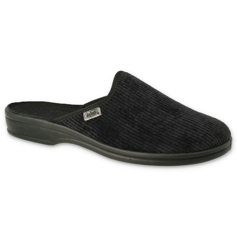 Befado Béfado Men's Slippers Pu 089M419 Black le noir Befado Béfado Men's Slippers Pu 089M419 Black le noir